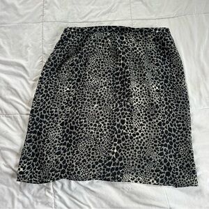 Leopard Print Women's Skirt